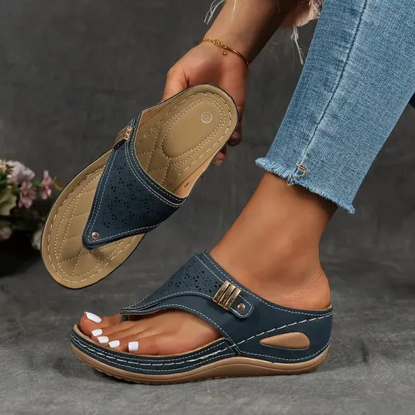 Rowena London women's orthopaedic comfort sandals with cushioned arch support