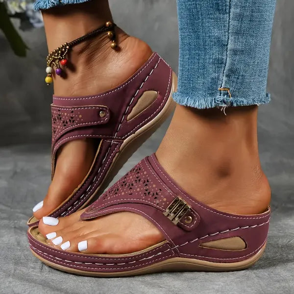 Rowena London women's orthopaedic comfort sandals with cushioned arch support